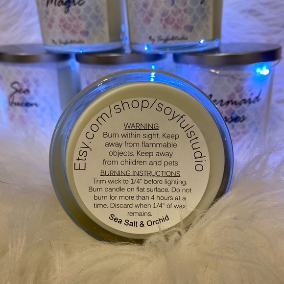 Mermaid soy candles - Picture 2 of 3